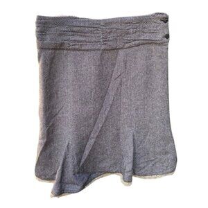 Old Navy Wool Blend Tweed Lace Trim Heart Button Skirt I Size: 4